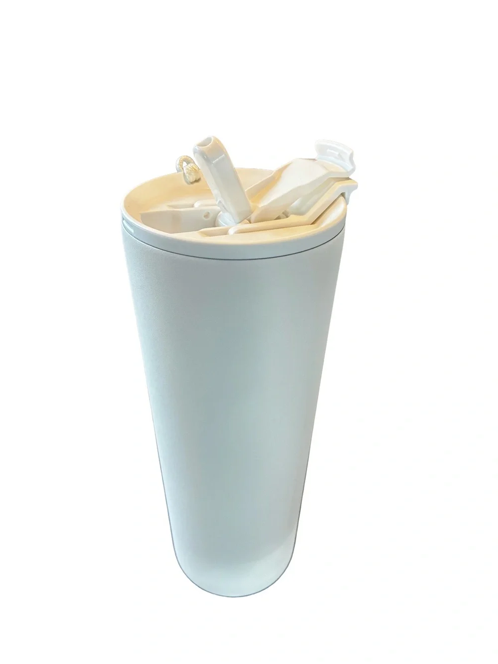 HOGG 24oz Dual Flip Slim Tumblers Set of 7 White New